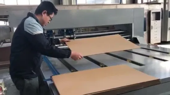 High Accuracy Rotary Printer Slotter Die Cutter Carton Box Producing Machine Die Cutting Slotting Machine