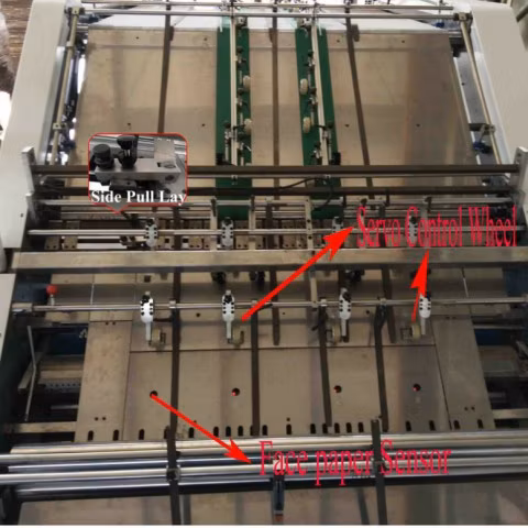 Automatic High Speed Paperboard Flute Laminator Great Price