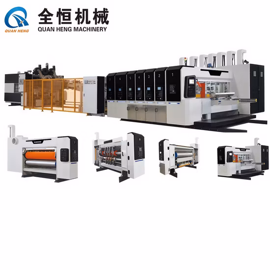 Full Automatic Carton Box Printer Slotter Flexo Printing Slotting Machine