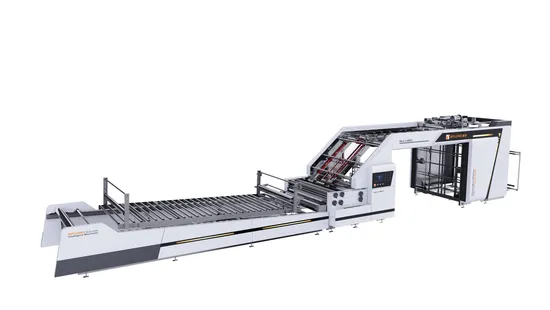 Alimentação de folhas de papelão para laminador de flauta
