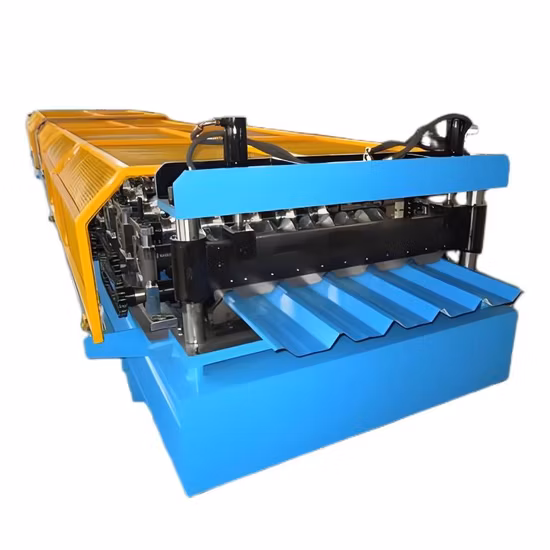 Telhas de telhado onduladas de aço colorido Corrugation Corspan Cladding C8 Longspan Perfil de aço Ibr Máquina formadora de folha/Máquina de perfil de telhado de laminação de bobina